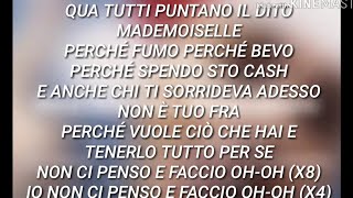Sfera Ebbasta - Mademoiselle (Testo con Audio e Lyrics Video)