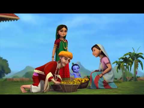 little krishna eating sand episode Telugu little krishna episodes in Telugu #littlekrishna #viral
