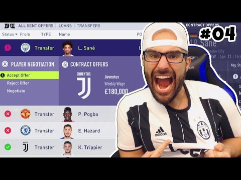 YES! WE SIGNED A EPL SUPERSTAR! *$100,000,000* - FIFA 18 JUVENTUS Career Mode #04