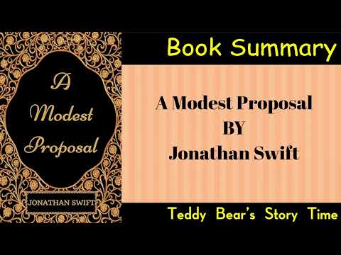 A Modest Proposal by Jonathan Swift | Book Summary