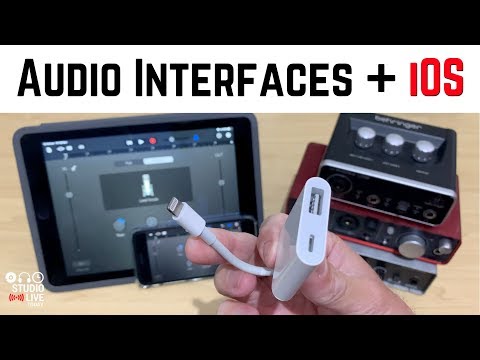 How to connect a USB audio interface to an iPad/iPhone