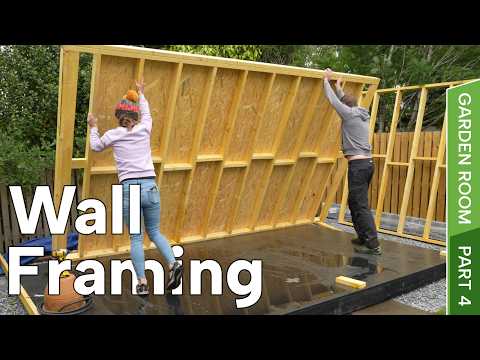 Garden Room Part 4 - Stud Wall Construction