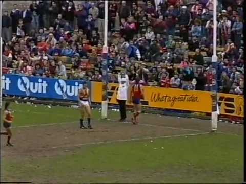 Fitzroy Lions vs West Coast 1991 - Third Quarter