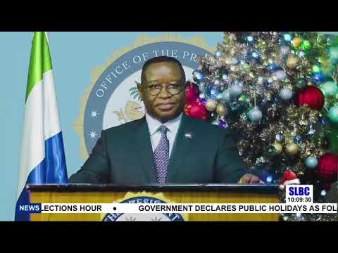 President Bio's 2022 Christmas Message To The Nation