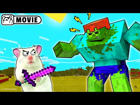 Minecraft stories: Hamsters vs Zombies - Animation 🧟 Homura Ham