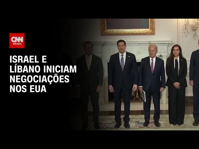 Guerra no Oriente Médio: Israel e Líbano iniciam negociação nos Estados Unidos | BASTIDORES CNN