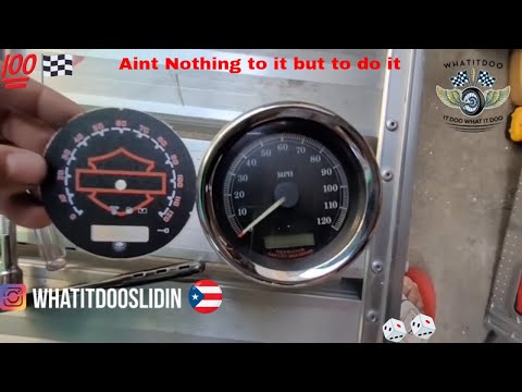 Harley Davidson Electra Glide Classic Gauges upgrade install part1