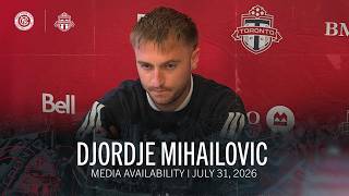 POSTGAME SOUND | Djordje Mihailovic - July 31, 2026