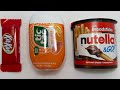 Unboxing Tic Tac Sweets KitKat And Nutella Sticks ASMR