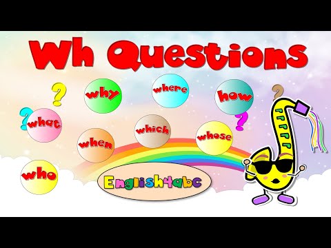 Wh Questions / Who, what, why, when, where, which, how, whose / Phonics Mix!