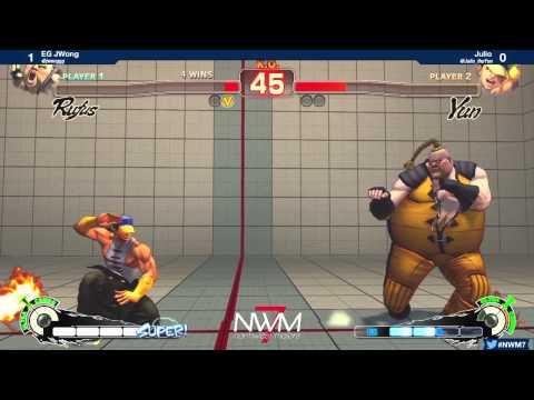 #NWM7 #USF4 T16 W1 - EG Justin Wong (RUF) vs Julio (YUN)