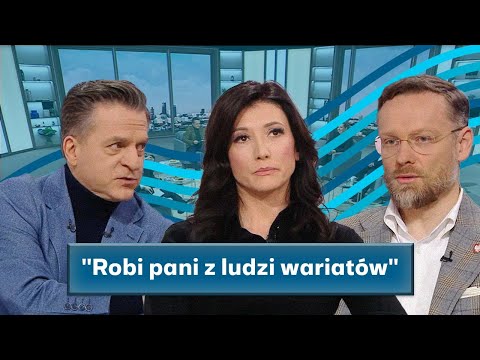 "Robi pani z ludzi wariatów". Burza w studiu po słowach o dywersji
