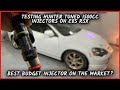 TESTING THE BEST BUDGET INJECTORS BY HUNTER TUNED. FLOW TEST & ALL.