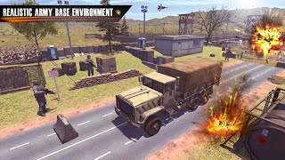 Truck Driving War | Truck Simulator:New Games | US Army Truck | Android Gameplay