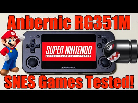 Anbernic RG351M - Super Nintendo - SNES - Games Tested - How Amazing Is This System?