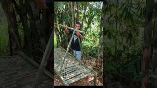 Download lagu solo camping membuat shelter bambu tidur nyenyak mp3
