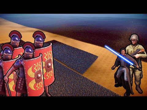 20 MILLION ROMAN SOLDIERS vs 60,000 JEDI KNIGHTS + 150,000 AMERICAN SOLDIER ASSAULT | UEBS 2