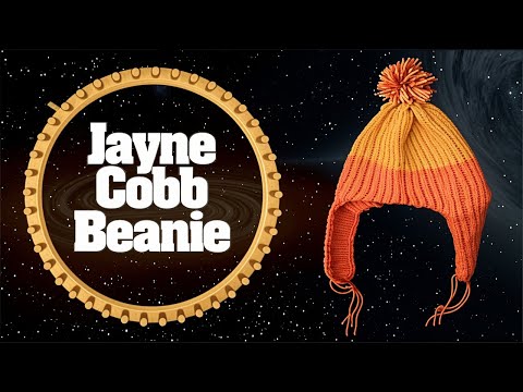 How to make a Firefly Jayne Cobb Beanie Hat on a round loom