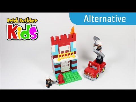 LEGO Duplo 10593 pas cher, La caserne des pompiers