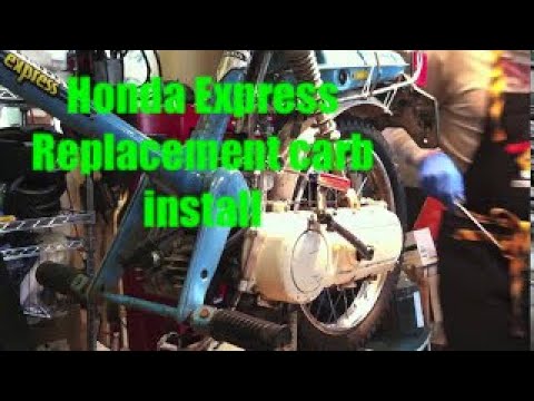 Honda Express Replacement Carb Installation
