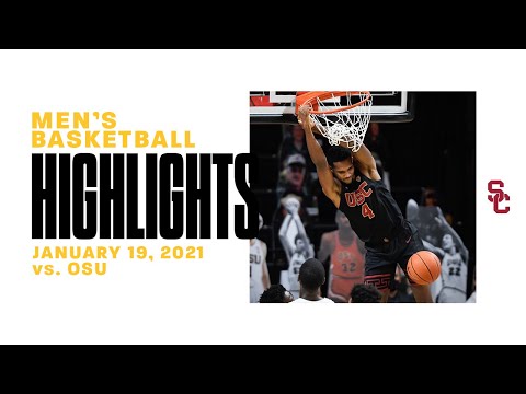Men’s Basketball: OSU 58, USC 56 - Highlights 1/19/21