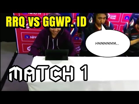 RRQ VS GGWP.ID Bekraf game 2018 | mobile legend indonesia