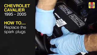 How to Replace the spark plugs on the Chevrolet Cavalier 1995 to 2005