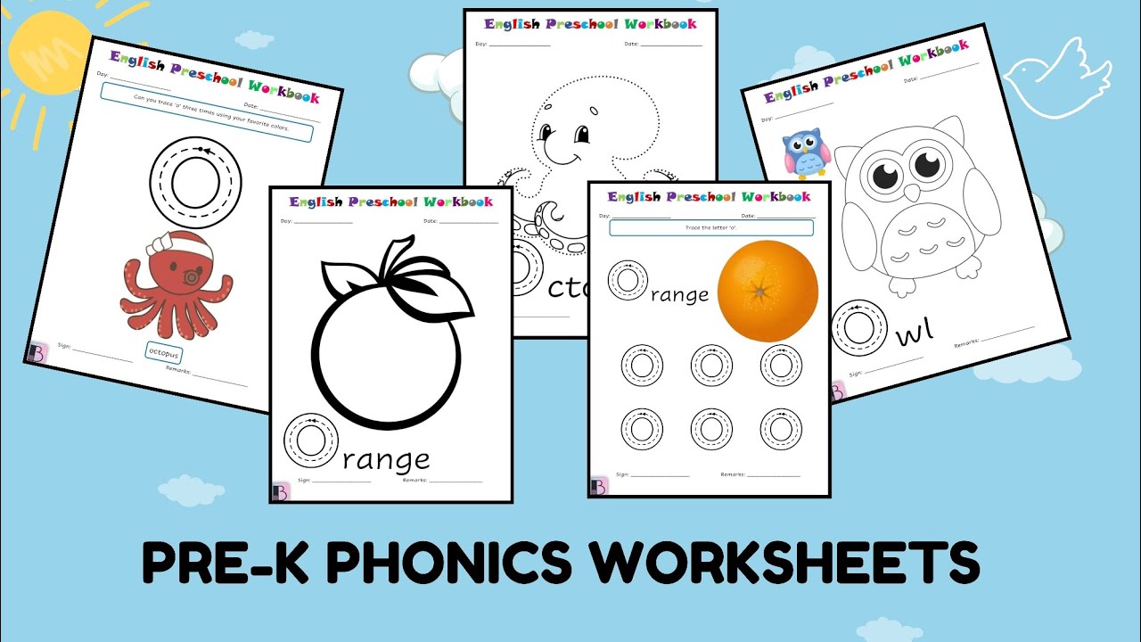 Pre-K Worksheets | Preschool Activities| Kids Homeschooling Activities