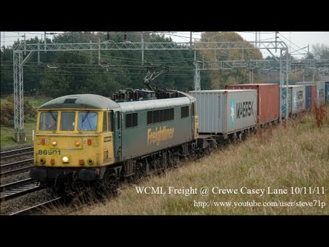 WCML Freight @ Crewe Casey Lane 10/11/11
