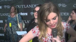 Nell Hudson Outlander Red Carpet Comic Con July 2014