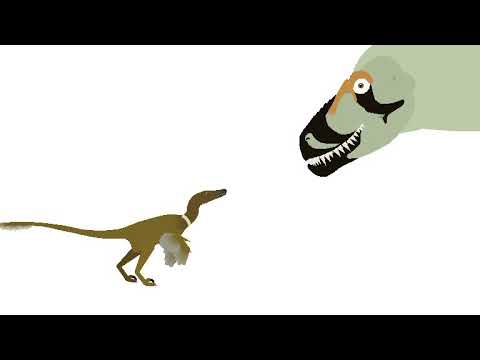 T-rex vs Velociraptor