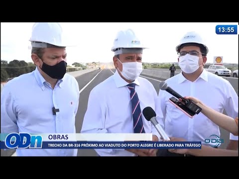 Trecho da BR-316 próximo ao viaduto do Porto Alegre é liberado para tráfego 25 06 2021