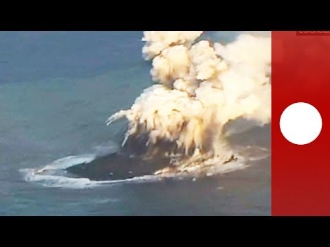 Japan: neue Insel entsteht durch Vulkan-Ausbruch vor Tokyo
