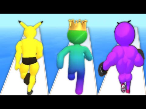 Monster Evolution vs Giant rush vs Level Up Runner - Triple Game