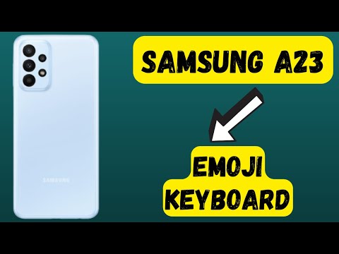 Samsung Galaxy A23 Enable Emoji Keyboard || Fix Samsung Emoji keyboard not showing