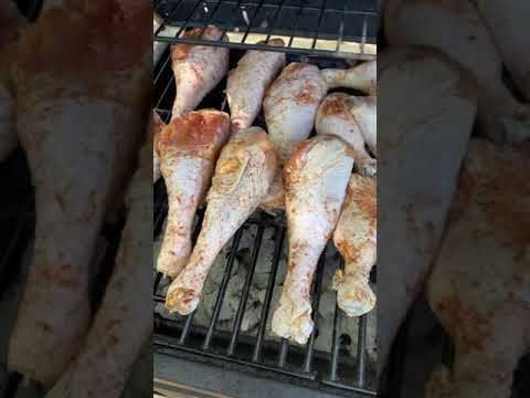Grilling turkey legs #grilling