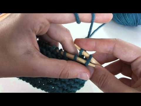 Knitted piece cast off