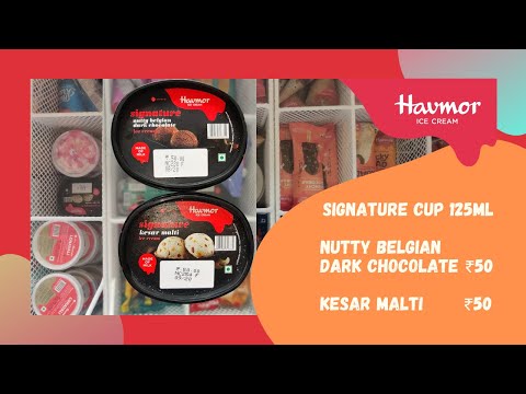 Havmor Ice Cream | Havmor Signature Cup | Dark Chocolate Kesar Malti Flavours | Price | AP | #Shorts