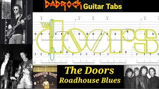Roadhouse Blues - The Doors - Guitar + Bass TABS Lesson 