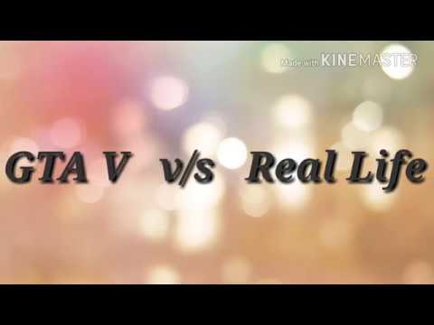GTA V v/s Real life||  by Technical R Gamer