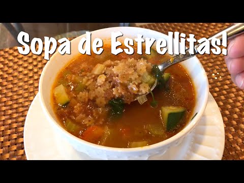 Sopa de Estrellitas - Como hacer Sopa de Estrellitas - Receta de Sopa de Estrellitas