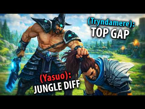 THE MOST AGGRESSIVE YASUO PLAYER I'VE EVER SEEN GETS TAUGHT A LESSON! - RANK 1 TRYNDAMERE