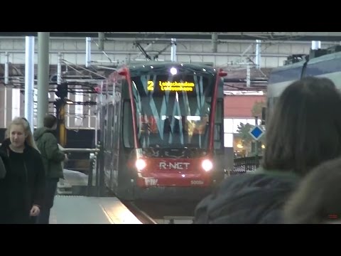 Eerste dag met nieuwe Siemens Avenio Tram van HTM in Den Haag