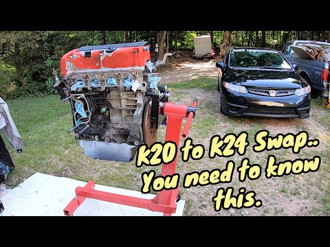 Honda Civic Si K20 to K24a SWAP DIY (2006 2011 Si)