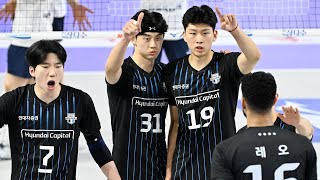 [벳조이]적수가 없다…현대캐피탈, 대한항공 잡고 15연승 질주