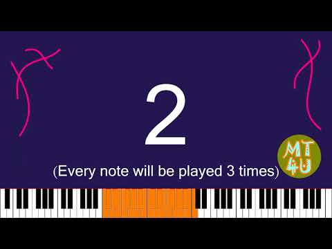 Perfect Pitch Listening Test 9 - c-c2 (Double tone)(Piano version)