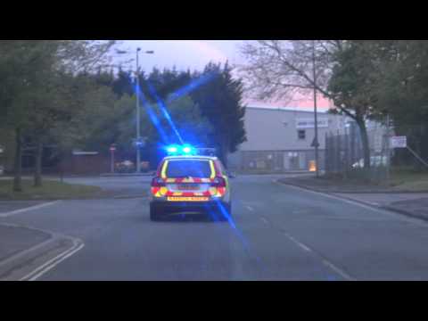 South Central Ambulance Service - Volvo V70 Rapid Response Vehicle On An Emergency Call