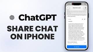 How to Share a ChatGPT Conversation on iPhone (Step by Step)