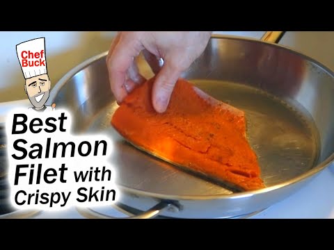Skillet Salmon Filet with Crispy Skin