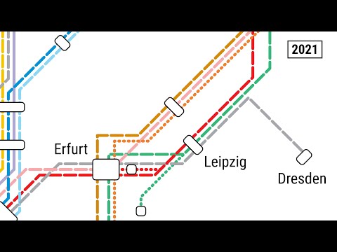 History of the ICE Network of Deutsche Bahn (Part III) [SUB]